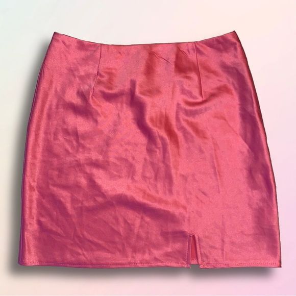 Princess Polly, Bubblegum Pink, Split Hem, Mini Skirt - Picture 1 of 9